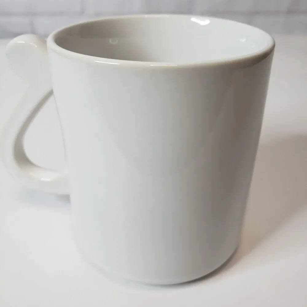Vintage 1980s Whimsical Dog Mug Having A Ball Tail Handle Japan Excellent